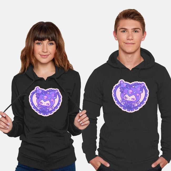 Love Kuromi-Unisex-Pullover-Sweatshirt-Panchi Art
