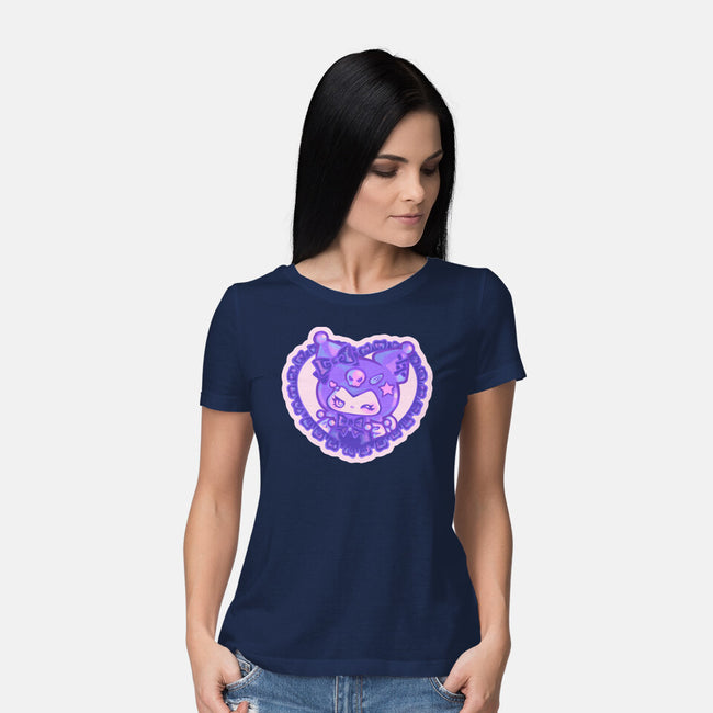 Love Kuromi-Womens-Basic-Tee-Panchi Art