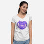 Love Kuromi-Womens-V-Neck-Tee-Panchi Art