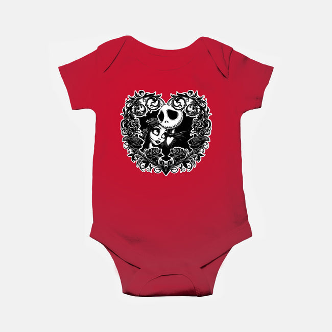 Jack And Sally Love Birds-Baby-Basic-Onesie-Superblitz