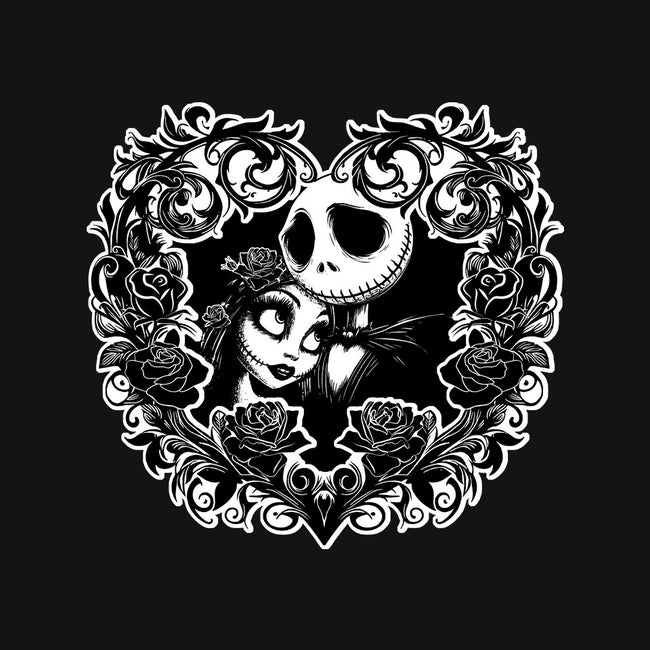 Jack And Sally Love Birds-Womens-Off Shoulder-Tee-Superblitz