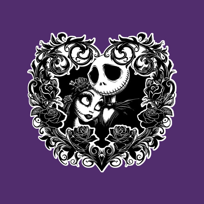 Jack And Sally Love Birds-None-Drawstring-Bag-Superblitz