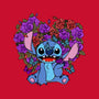 Stitch With Butterfly-Womens-Fitted-Tee-Superblitz
