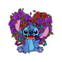 Stitch With Butterfly-Womens-Fitted-Tee-Superblitz