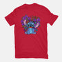 Stitch With Butterfly-Unisex-Basic-Tee-Superblitz