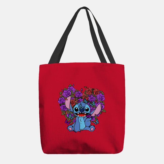 Stitch With Butterfly-None-Basic Tote-Bag-Superblitz