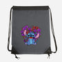 Stitch With Butterfly-None-Drawstring-Bag-Superblitz