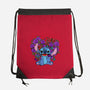Stitch With Butterfly-None-Drawstring-Bag-Superblitz