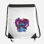 Stitch With Butterfly-None-Drawstring-Bag-Superblitz