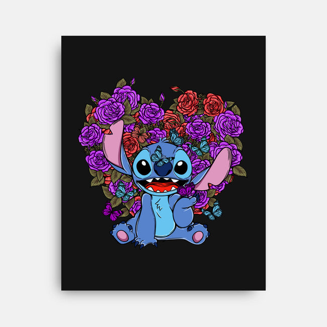 Stitch With Butterfly-None-Stretched-Canvas-Superblitz