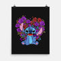 Stitch With Butterfly-None-Matte-Poster-Superblitz