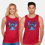 Stitch With Butterfly-Unisex-Basic-Tank-Superblitz