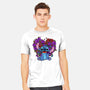 Stitch With Butterfly-Mens-Heavyweight-Tee-Superblitz