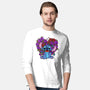 Stitch With Butterfly-Mens-Long Sleeved-Tee-Superblitz