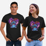 Stitch With Butterfly-Unisex-Basic-Tee-Superblitz