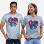 Stitch With Butterfly-Unisex-Basic-Tee-Superblitz