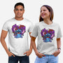 Stitch With Butterfly-Unisex-Basic-Tee-Superblitz