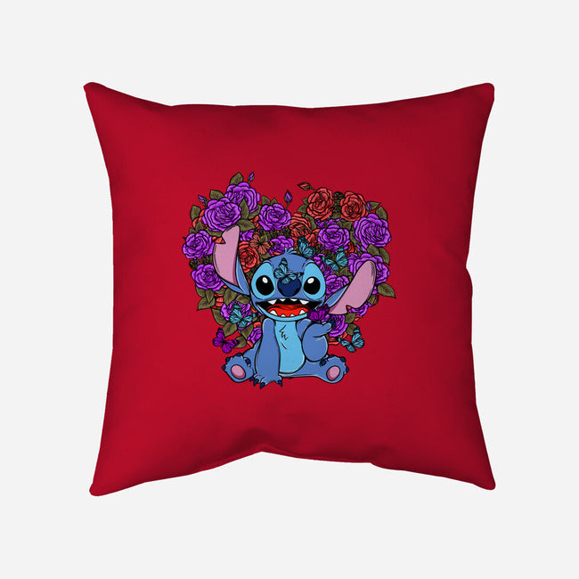 Stitch With Butterfly-None-Removable Cover w Insert-Throw Pillow-Superblitz