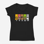 Reservoir Dogs-Womens-V-Neck-Tee-turborat14