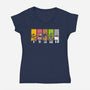 Reservoir Dogs-Womens-V-Neck-Tee-turborat14