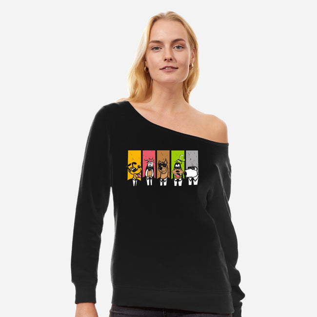 Reservoir Dogs-Womens-Off Shoulder-Sweatshirt-turborat14