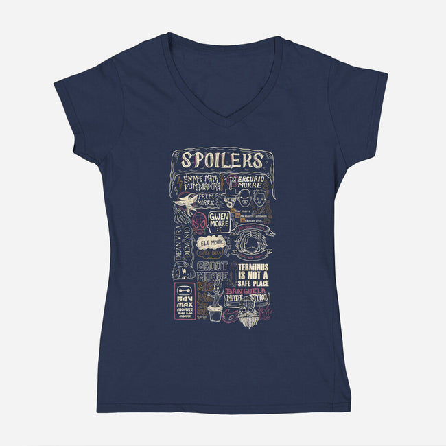 Spoilers-Womens-V-Neck-Tee-yumie