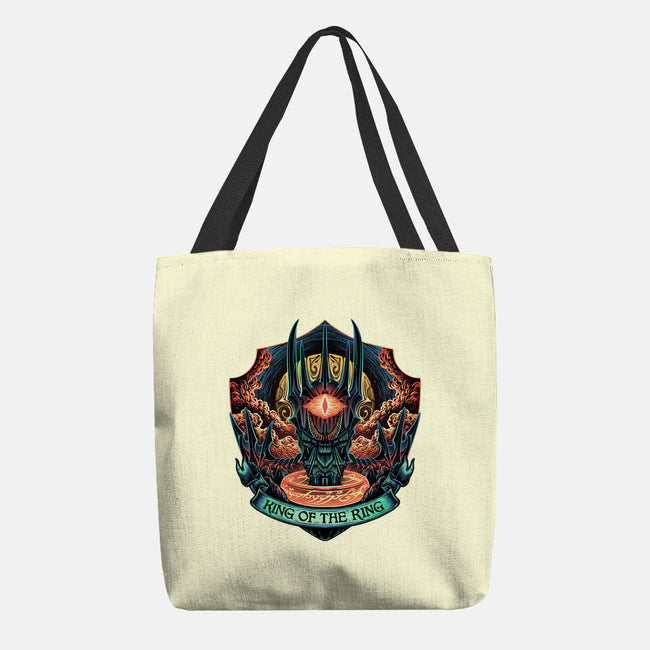 King Of The Ring-None-Basic Tote-Bag-glitchygorilla