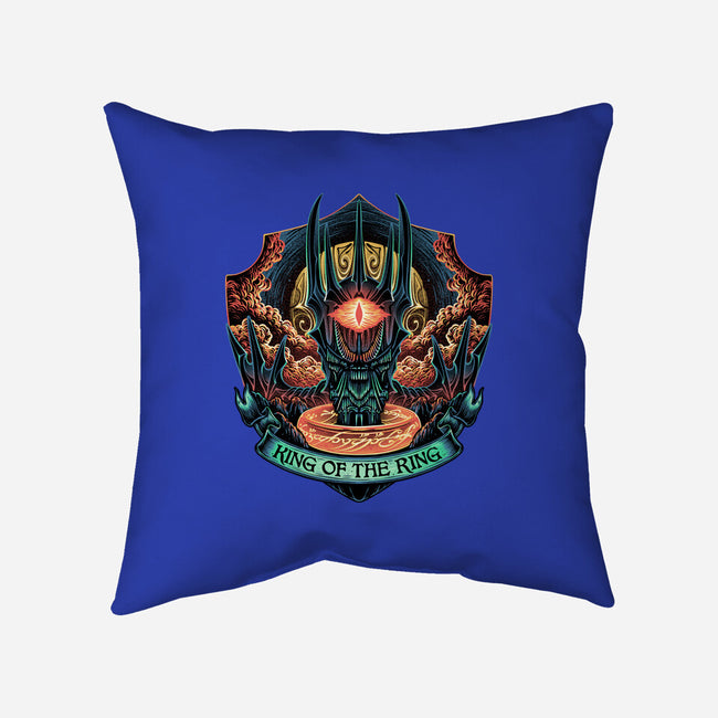 King Of The Ring-None-Removable Cover w Insert-Throw Pillow-glitchygorilla