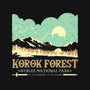 The Legendary Forest-Womens-V-Neck-Tee-retrodivision