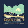 The Legendary Forest-Womens-V-Neck-Tee-retrodivision
