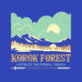 The Legendary Forest-Womens-V-Neck-Tee-retrodivision