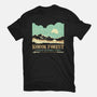 The Legendary Forest-Womens-Fitted-Tee-retrodivision