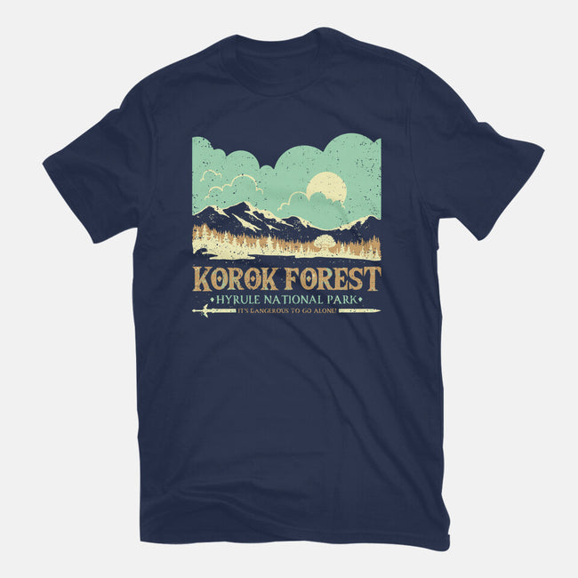 The Legendary Forest-Womens-Fitted-Tee-retrodivision