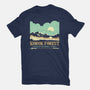 The Legendary Forest-Womens-Fitted-Tee-retrodivision