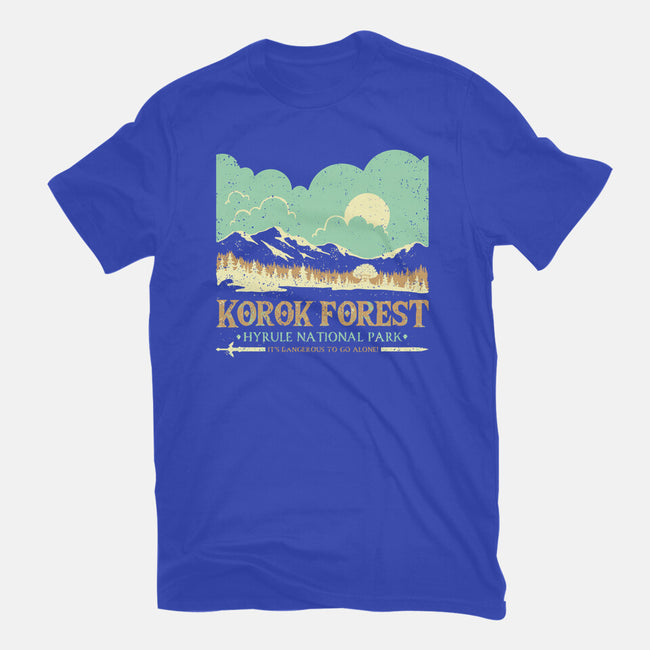 The Legendary Forest-Womens-Fitted-Tee-retrodivision