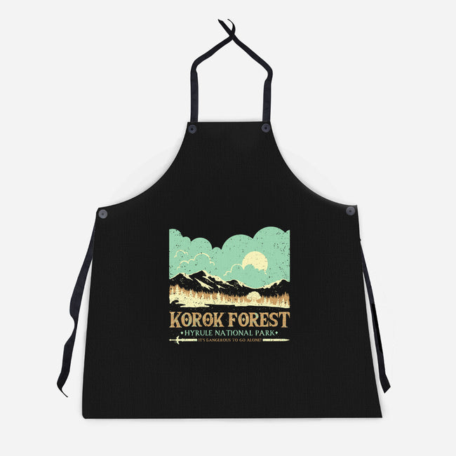 The Legendary Forest-Unisex-Kitchen-Apron-retrodivision