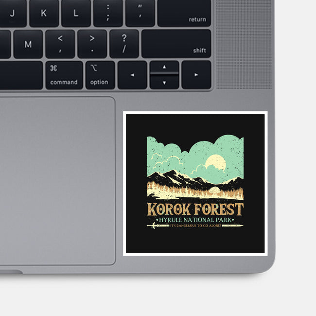 The Legendary Forest-None-Glossy-Sticker-retrodivision