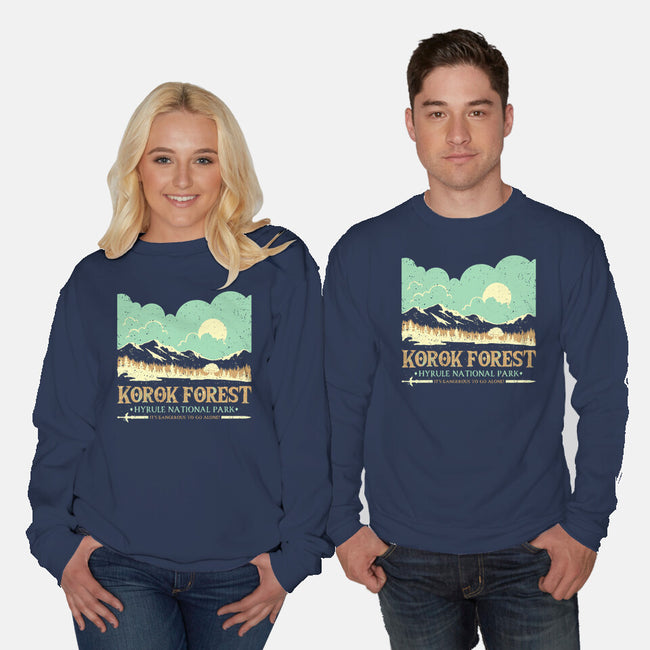 The Legendary Forest-Unisex-Crew Neck-Sweatshirt-retrodivision