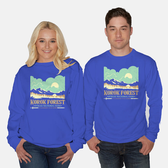 The Legendary Forest-Unisex-Crew Neck-Sweatshirt-retrodivision