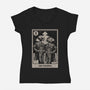 The Machine Tarot-Womens-V-Neck-Tee-Hafaell