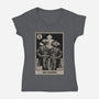 The Machine Tarot-Womens-V-Neck-Tee-Hafaell