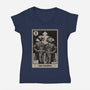 The Machine Tarot-Womens-V-Neck-Tee-Hafaell