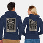 The Machine Tarot-Unisex-Zip-Up-Sweatshirt-Hafaell