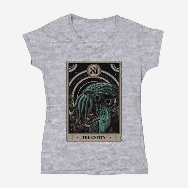 The Entity Tarot-Womens-V-Neck-Tee-Hafaell