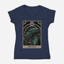 The Entity Tarot-Womens-V-Neck-Tee-Hafaell