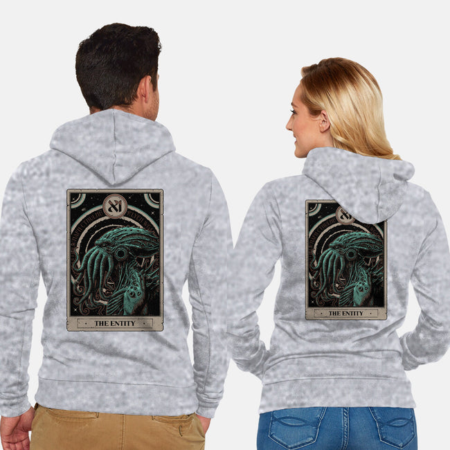 The Entity Tarot-Unisex-Zip-Up-Sweatshirt-Hafaell