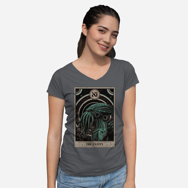 The Entity Tarot-Womens-V-Neck-Tee-Hafaell