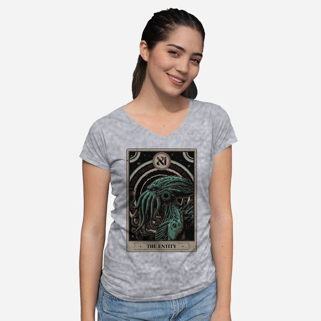 The Entity Tarot-Womens-V-Neck-Tee-Hafaell