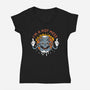 Hot Mess-Womens-V-Neck-Tee-Nemons