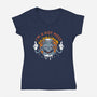 Hot Mess-Womens-V-Neck-Tee-Nemons